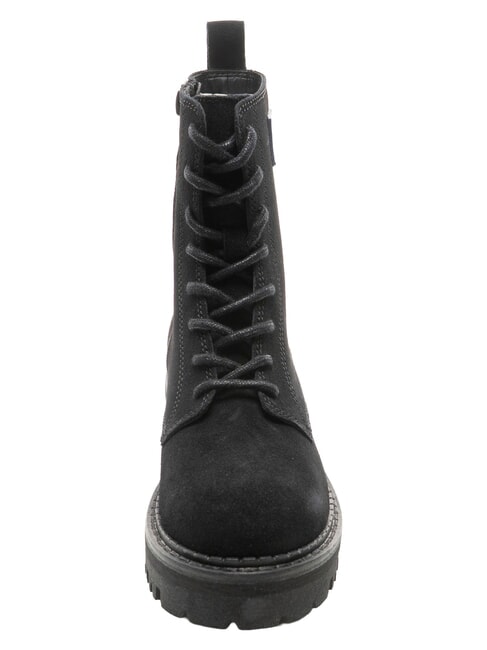 TJW Anfibios de cuero negro - Zapatos Mujer