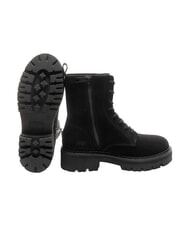 TOMMY HILFIGER TJW Anfibios de cuero negro - Zapatos Mujer - 5