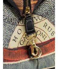 GATTINONI PLANETARIUM Bolso mediano tipo c&uacute;pula con correa para el hombro Luna/blanca - Bolsos Mujer - 3