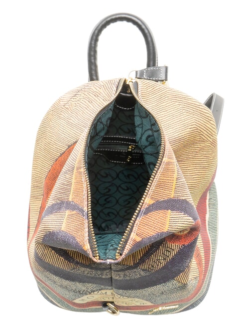 PLANETARIUM Bolso mediano tipo c&uacute;pula con correa para el hombro Luna/blanca - Bolsos Mujer