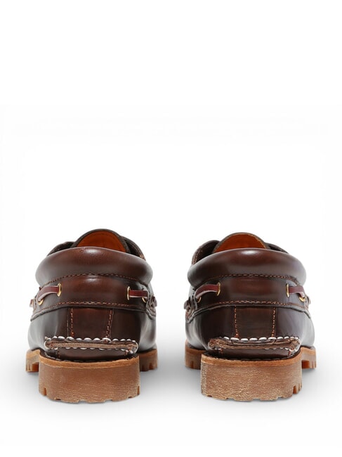 AUTHENTIC BOAT Zapatos de cuero marr&oacute;n - Zapatos Mujer