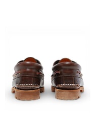 TIMBERLAND AUTHENTIC BOAT Zapatos de cuero marr&oacute;n - Zapatos Mujer - 3