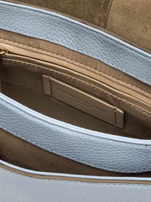 HELENA ROUND Bolso de hombro de piel oasis - Bolsos Mujer