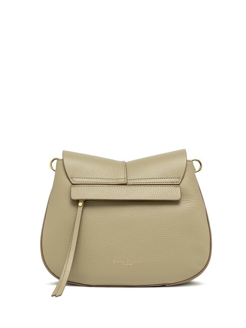 HELENA ROUND Bolso de hombro de piel sauce - Bolsos Mujer