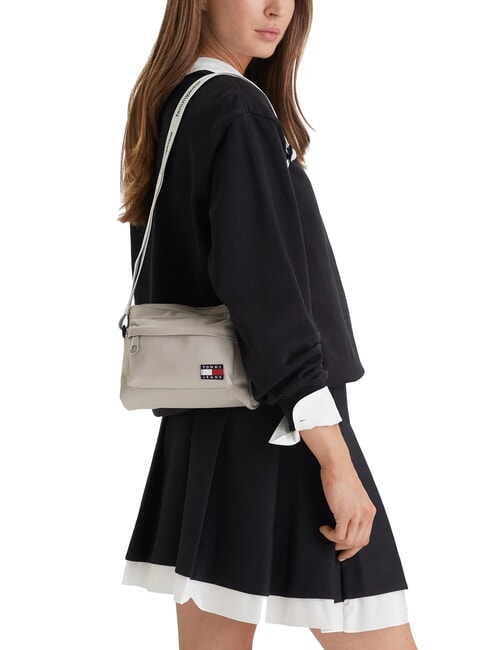 TJ ESS DAILY Mini bolso de hombro piedra - Bolsos Mujer