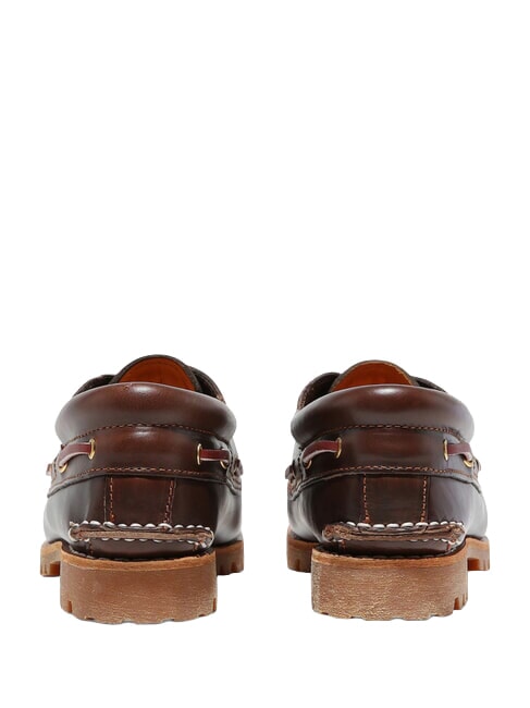 AUTHENTIC BOAT Zapatos de cuero marr&oacute;n - Zapatos Mujer