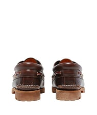 TIMBERLAND AUTHENTIC BOAT Zapatos de cuero marr&oacute;n - Zapatos Mujer - 6