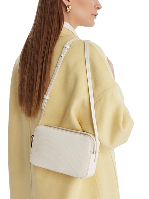 COATED EMBLEM Mini bolso de hombro lirio blanco aop - Bolsos Mujer