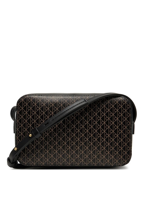 COATED EMBLEM Mini bolso de hombro aop negro - Bolsos Mujer