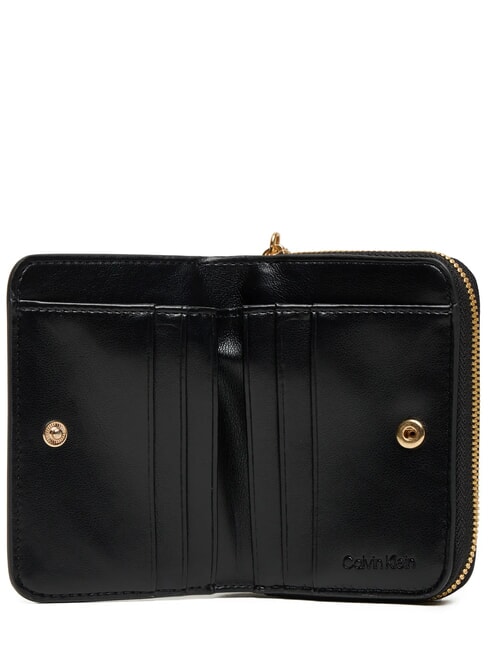 HARDWARE MONOGRAM Cartera de cuero En negro - Carteras Mujer