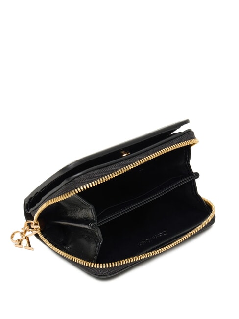 HARDWARE MONOGRAM Cartera de cuero En negro - Carteras Mujer