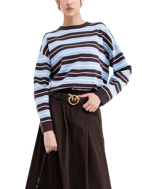 LOVE BERRY Cintur&oacute;n de cuero oro moro antiguo - Cinturones