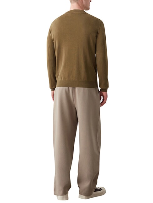 ORIGINALS EXPLORING Su&eacute;ter de cuello redondo de algod&oacute;n soldado - Su&eacute;teres de los hombres