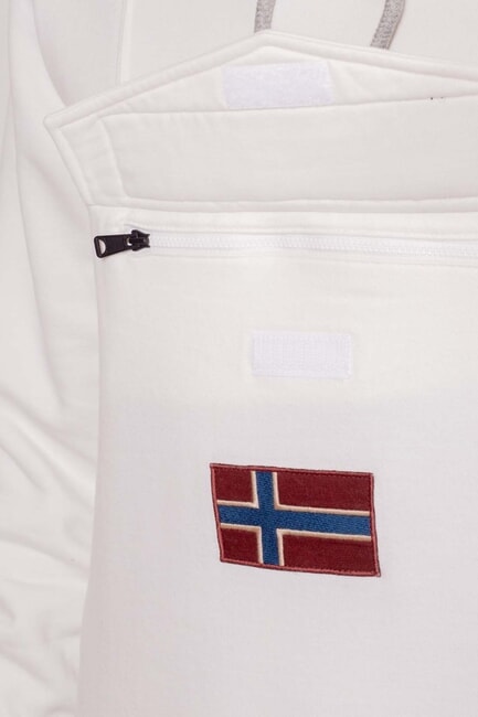 BURGEE Sudadera garza blanca - Sudaderas