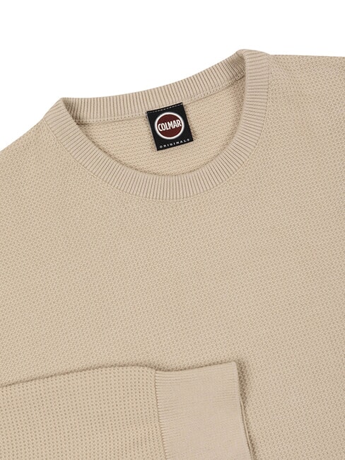 ORIGINALS BAFFLE Su&eacute;ter de cuello redondo de algod&oacute;n yute - Su&eacute;teres de los hombres