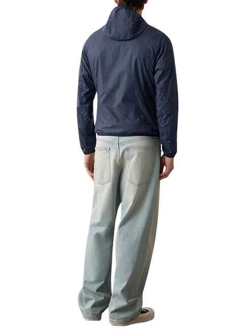 ORIGINALS REPUNK Cortavientos reversible azul marino-bot&aacute;nico - Chaquetas de plumas para hombre