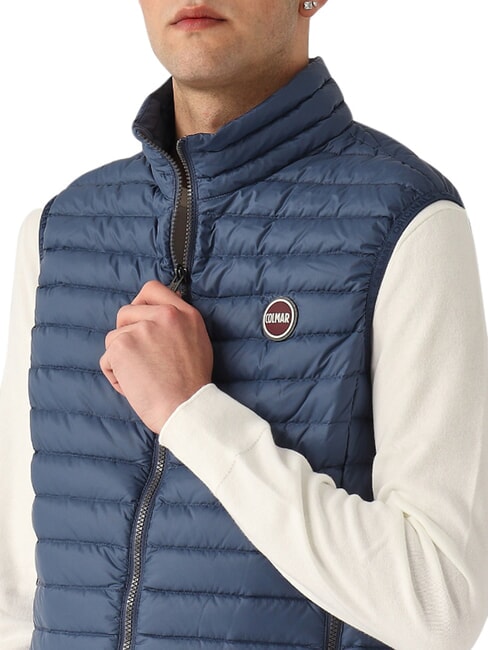 REPUNK Chaqueta de plumas sin mangas azul oscuro - Chaquetas sin mangas para hombre.