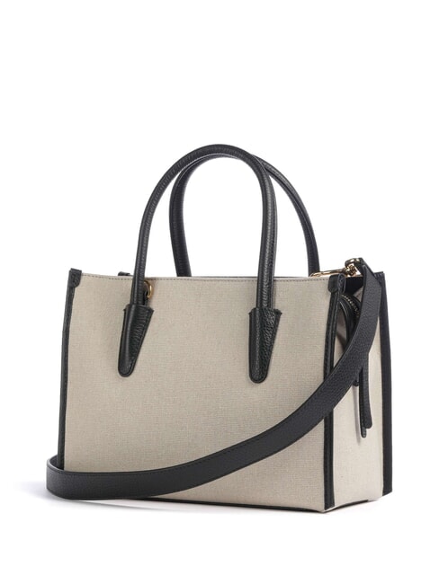 MYRTHA26 CANVAS Bolso de mano, con bandolera natural / noir - Bolsos Mujer