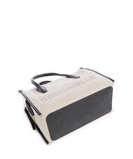 COCCINELLE MYRTHA26 CANVAS Bolso de mano, con bandolera natural / noir - Bolsos Mujer - 3