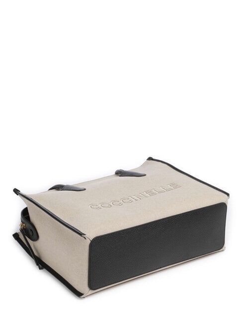 MYRTHA26 CANVAS  natural / noir - Bolsos Mujer