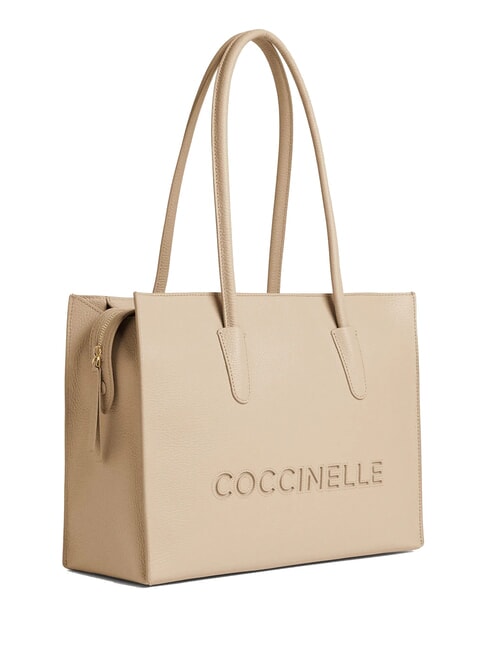 MYRTHA26 Bolso de hombro, piel concha de arena - Bolsos Mujer