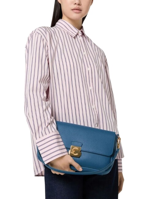 C-ME LOCK Bolso de hombro, con correa para el hombro azul profundo - Bolsos Mujer