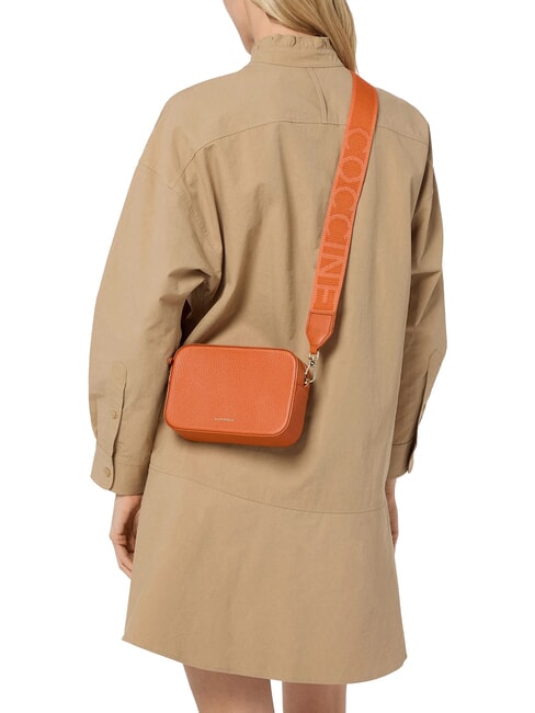 TEBE Bolso bandolera en piel texturizada cangrejo - Bolsos Mujer