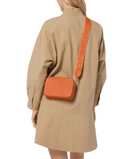 COCCINELLE TEBE Bolso bandolera en piel texturizada cangrejo - Bolsos Mujer - 4