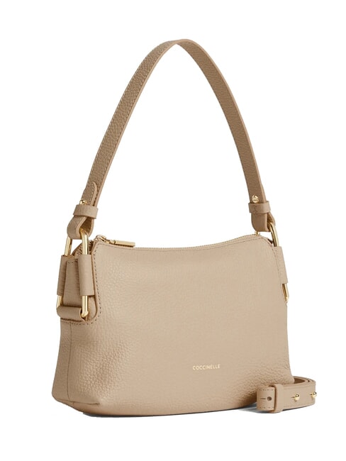 REBEKKA Mini bolso de hombro concha de arena - Bolsos Mujer