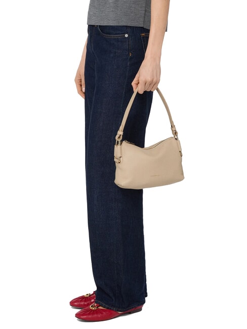 REBEKKA Mini bolso de hombro concha de arena - Bolsos Mujer