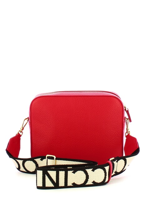 TEBE Bolso peque&ntilde;o de piel con textura escarlata - Bolsos Mujer