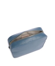 COCCINELLE TEBE Bolso peque&ntilde;o de piel con textura azul profundo - Bolsos Mujer - 4