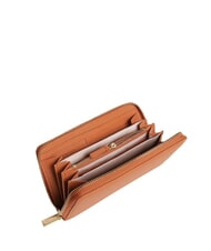 COCCINELLE METALLIC SOFT Cartera de piel texturizada con cremallera cangrejo - Carteras Mujer - 2