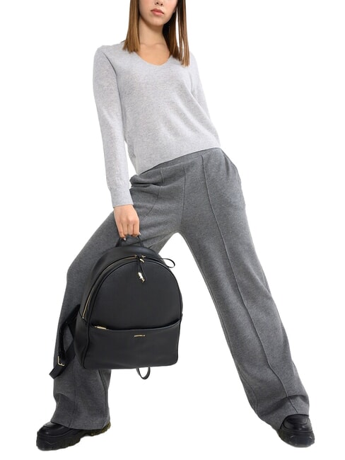 NORY Mochila de cuero negro - Bolsos Mujer