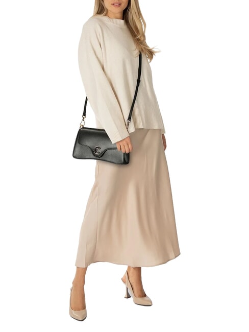 C-ME CALF&MARB Mini bolso de hombro negro - Bolsos Mujer