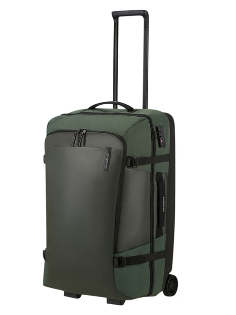 ARMOX Bolsa de lona mediana, 68 cm, con ruedas musgo - Trolley Semirr&iacute;gidos