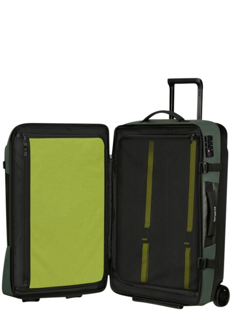 ARMOX Bolsa de lona mediana, 68 cm, con ruedas musgo - Trolley Semirr&iacute;gidos