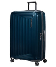 SAMSONITE NUON Carro extra grande y expandible azul oscuro met&aacute;lico - Trolley R&iacute;gidos - 4