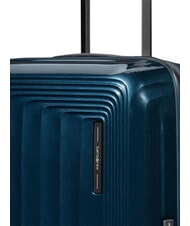 SAMSONITE NUON Carro extra grande y expandible azul oscuro met&aacute;lico - Trolley R&iacute;gidos - 7