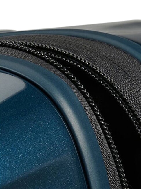 NUON Carro extra grande y expandible azul oscuro met&aacute;lico - Trolley R&iacute;gidos