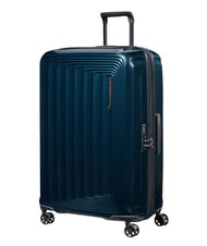 SAMSONITE NUON Carro extensible grande azul oscuro met&aacute;lico - Trolley R&iacute;gidos - 4