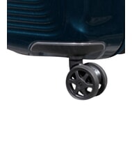 SAMSONITE NUON Carro extensible grande azul oscuro met&aacute;lico - Trolley R&iacute;gidos - 7