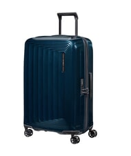 SAMSONITE NUON Carro expandible mediano azul oscuro met&aacute;lico - Trolley R&iacute;gidos - 4