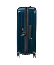SAMSONITE NUON Carro expandible mediano azul oscuro met&aacute;lico - Trolley R&iacute;gidos - 6