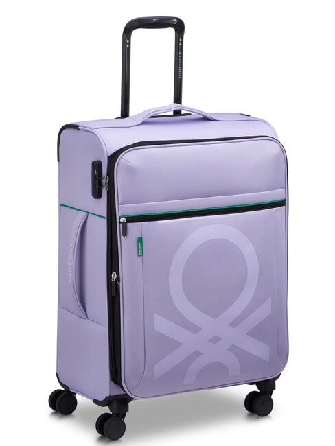 COLOR BLOCK Carro mediano expandible lavanda - Trolley Semirr&iacute;gidos