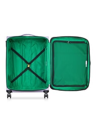 BENETTON COLOR BLOCK Carro grande y expandible lavanda - Trolley Semirr&iacute;gidos - 2