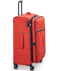 BENETTON By DELSEY COLOR BLOCK Carro grande y expandible ROJO - Trolley Semirr&iacute;gidos - 4