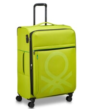 BENETTON By DELSEY COLOR BLOCK Carro grande y expandible agua verde - Trolley Semirr&iacute;gidos - 3
