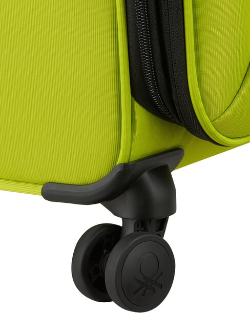 COLOR BLOCK Carro grande y expandible agua verde - Trolley Semirr&iacute;gidos