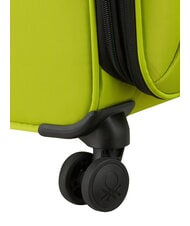 BENETTON COLOR BLOCK Carro grande y expandible agua verde - Trolley Semirr&iacute;gidos - 7